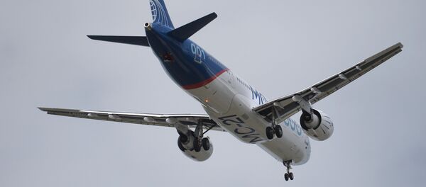 Первый полет нового российского пассажирского самолета МС-21 Первый полет нового российского пассажирского самолета МС-21 - 俄羅斯衛星通訊社