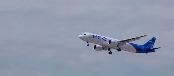 俄制新型客機MC-21在伊爾庫茨克完成首次試飛 - 俄羅斯衛星通訊社