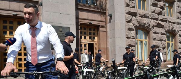 基輔市市長維塔利•克利奇科 - 俄羅斯衛星通訊社