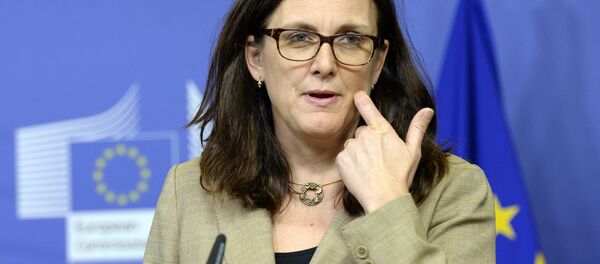 欧盟贸易委员塞西莉亚•马尔姆斯特伦 - 俄罗斯卫星通讯社