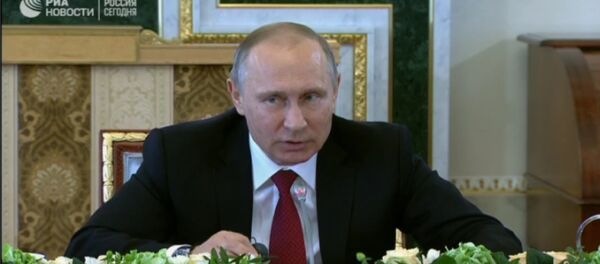 俄总统普京表示，抑制俄罗斯的尝试没有作用，效果为零 - 俄罗斯卫星通讯社