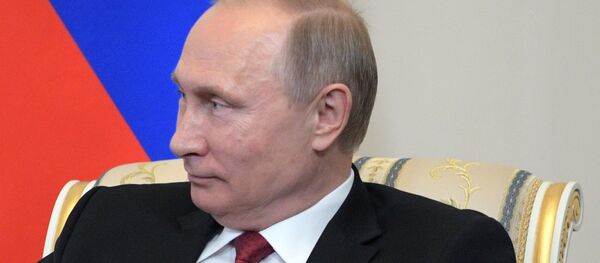 Президент РФ Владимир Путин во время встречи с премьер-министром Индии Нарендрой Моди в рамках Санкт-Петербургского международного экономического форума 2017 - 俄罗斯卫星通讯社