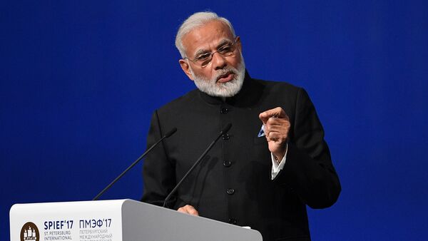 印度总理在圣彼得堡经济论坛上提出建设“新印度”计划 - 俄罗斯卫星通讯社