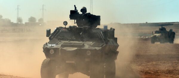 Турецкая армия на границе Сирии - 俄罗斯卫星通讯社