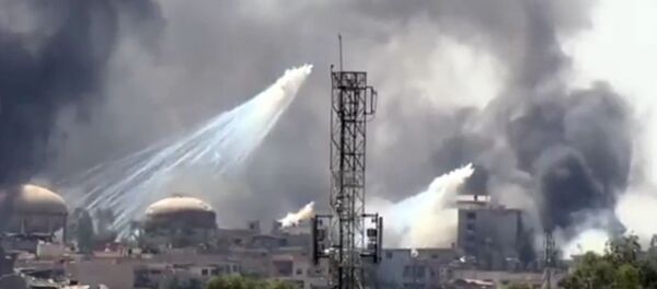 Белый фосфор в Мосуле - 俄罗斯卫星通讯社