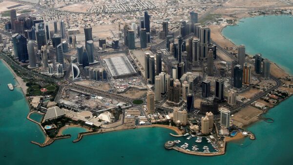 Вид на Доху, столицу Катара  - 俄罗斯卫星通讯社
