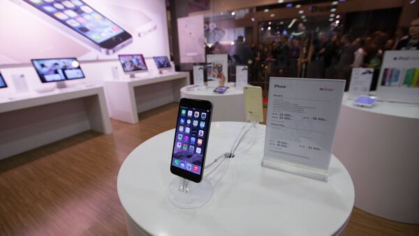 Смартфоны Apple в российском магазине - 俄羅斯衛星通訊社