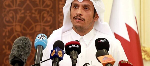 卡塔尔外长穆罕默德 - 俄罗斯卫星通讯社