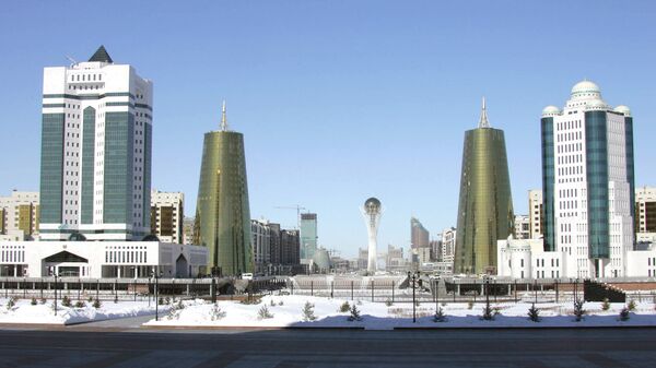 Вид на центр столицы Казахстана - Астаны - 俄羅斯衛星通訊社