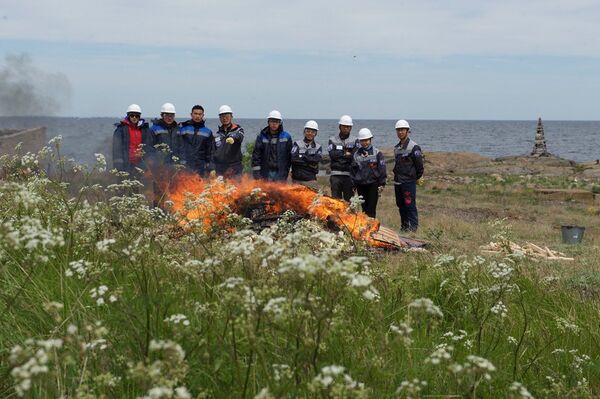 “戈格兰岛”探险队队员开始打扫索莫斯岛 - 俄罗斯卫星通讯社