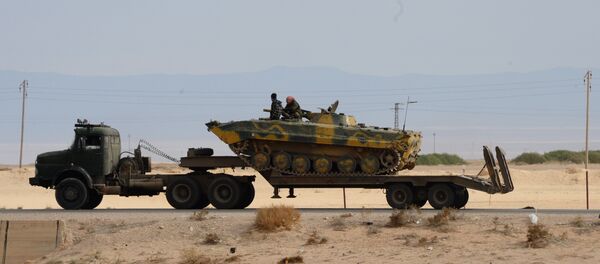 Сирийская армия и отряды ополчения на подступах к Пальмире - 俄羅斯衛星通訊社