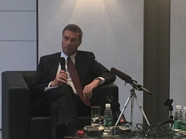 德國駐華大使邁克爾·克勞斯 - 俄羅斯衛星通訊社