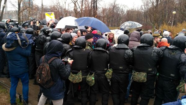 俄内务部：警方在圣彼得堡拘捕500名未经批准集会的参与者 - 俄罗斯卫星通讯社