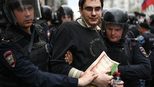 莫斯科和圣彼得堡两市约500名非法集会者被警方拘留 - 俄罗斯卫星通讯社
