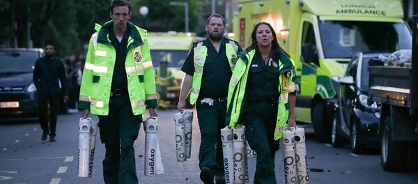 Пожар в Лондоне - 俄罗斯卫星通讯社