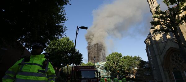 伦敦高层公寓楼大火 - 俄罗斯卫星通讯社