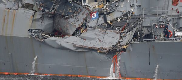 美海軍:美失蹤船員遺體在軍艦進水部分被找到 美海軍:美失蹤船員遺體在軍艦進水部分被找到 - 俄羅斯衛星通訊社