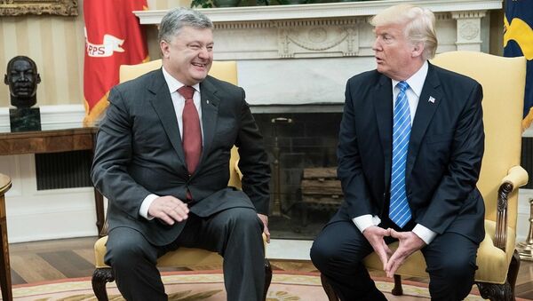 Встреча Порошенко и Трампа в США - 俄羅斯衛星通訊社