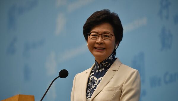 Hong Kong's chief executive elect Carrie Lam - 俄羅斯衛星通訊社