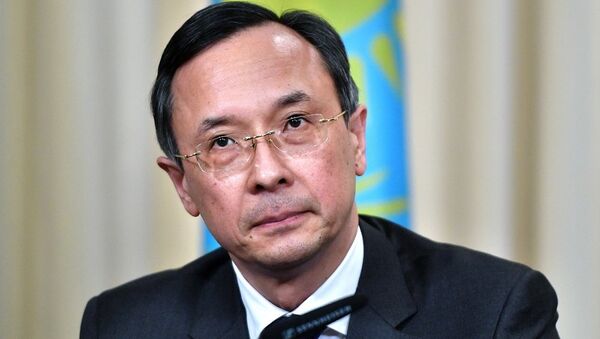 哈萨克斯坦外交部长阿布德拉赫曼诺夫 - 俄罗斯卫星通讯社