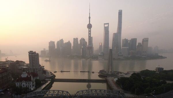 A general view shows the financial district of Lujiazui in Shanghai - 俄羅斯衛星通訊社