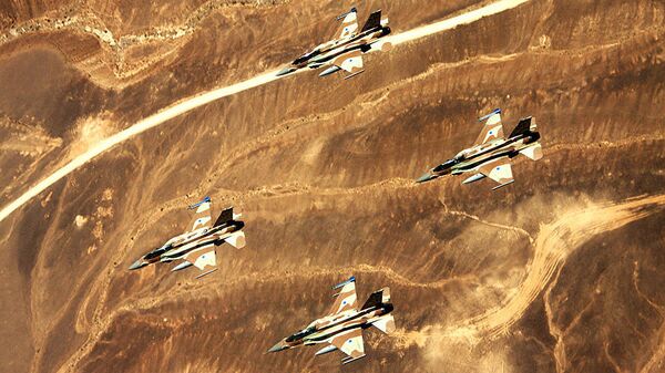 Звено истребителей F-16I Sufa ВВС Израиля - 俄罗斯卫星通讯社