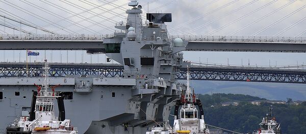 媒体：英国航母将前往太平洋向中国“秀肌肉” - 俄罗斯卫星通讯社