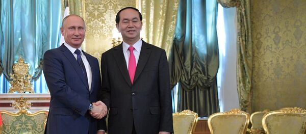 普京向越南国家主席建议2019年互办国家年 普京向越南国家主席建议2019年互办国家年 - 俄罗斯卫星通讯社