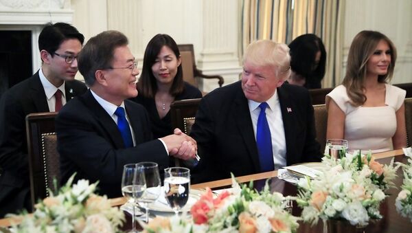 特朗普同韓國總統討論朝鮮局勢/資料圖片/ - 俄羅斯衛星通訊社