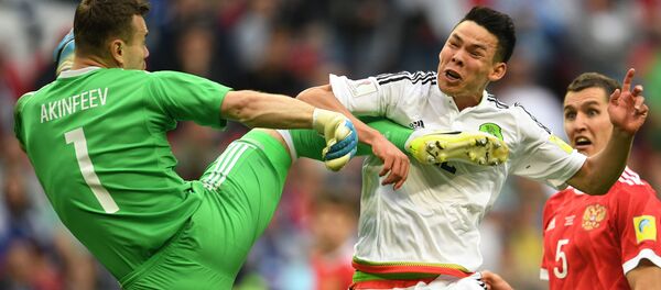 守門員阿金費耶夫被俄羅斯人稱為聯合會杯俄國家隊最佳球員 - 俄羅斯衛星通訊社