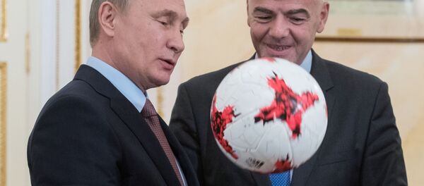 普京称将与FIFA主席在索契举行会谈 - 俄罗斯卫星通讯社