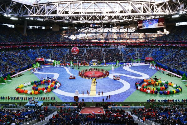 2017年俄罗斯联合会杯盛大闭幕 - 俄罗斯卫星通讯社