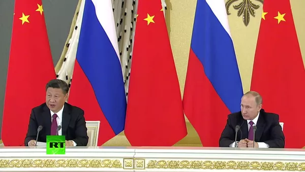 Пресс-конференция Путина и Си Цзиньпина - 俄羅斯衛星通訊社