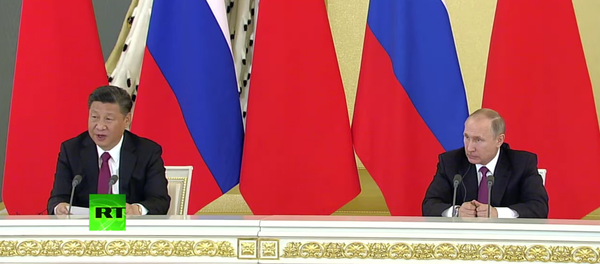 Пресс-конференция Путина и Си Цзиньпина - 俄罗斯卫星通讯社