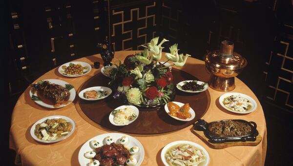 Блюда ресторана китайской кухни Золотой дракон на Плющихе - 俄羅斯衛星通訊社