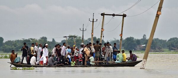 媒体：印度东北部严重洪灾造成至少23人死亡 - 俄罗斯卫星通讯社
