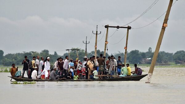 媒体：印度暴雨引发洪水至少造成20人死亡 - 俄罗斯卫星通讯社