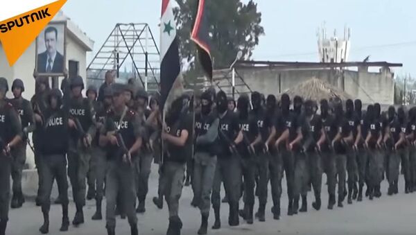 叙利亚警察将经过特殊培训 （视频） - 俄罗斯卫星通讯社