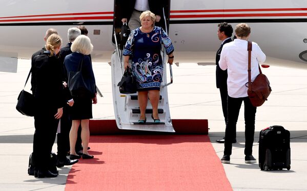 G20各國領導人抵達漢堡 - 俄羅斯衛星通訊社