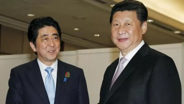 安倍晉三與習近平的會晤 - 俄羅斯衛星通訊社