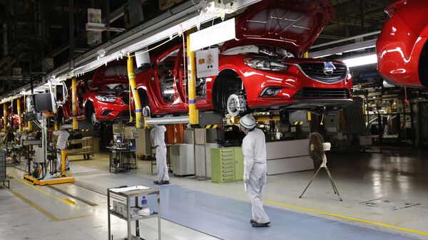 馬自達汽車製造商因中國供應中斷暫停自己在日本的兩家工廠 - 俄羅斯衛星通訊社