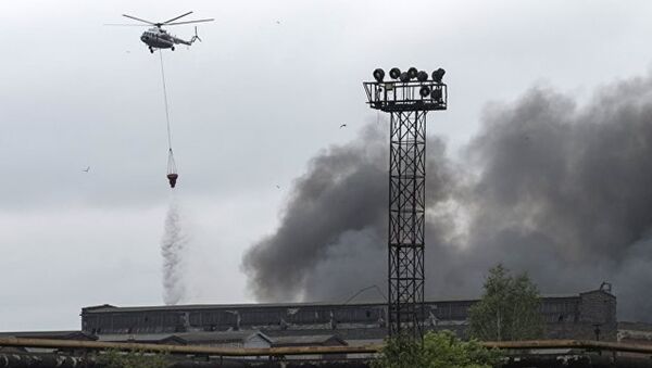 消息人士：圣彼得堡基洛夫工厂火灾明火已被扑灭 - 俄罗斯卫星通讯社