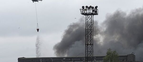 消息人士：圣彼得堡基洛夫工厂火灾明火已被扑灭 - 俄罗斯卫星通讯社