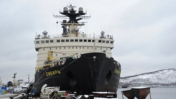 俄“西伯利亞”號核動力破冰船 - 俄羅斯衛星通訊社