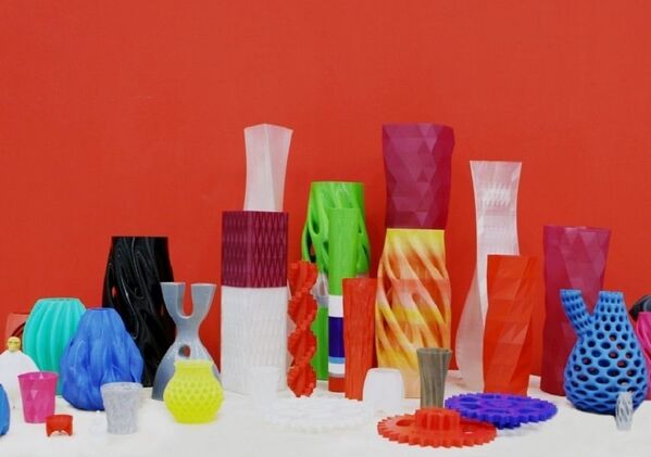 照片：3D打印的各种造型的花瓶 - 俄罗斯卫星通讯社