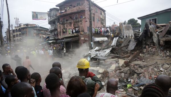 尼日利亚楼房倒塌 - 俄罗斯卫星通讯社