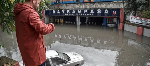 伊斯坦布爾地鐵因大暴雨而被淹 伊斯坦布爾地鐵因大暴雨而被淹 - 俄羅斯衛星通訊社
