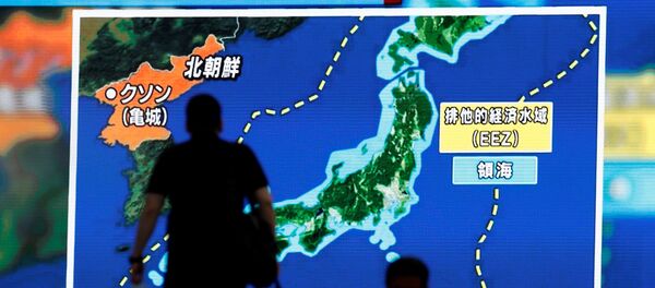 朝鲜发射导弹 - 俄罗斯卫星通讯社