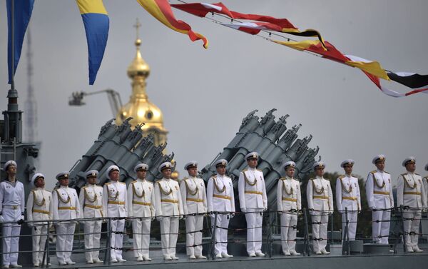 海上阅兵式 - 俄罗斯卫星通讯社