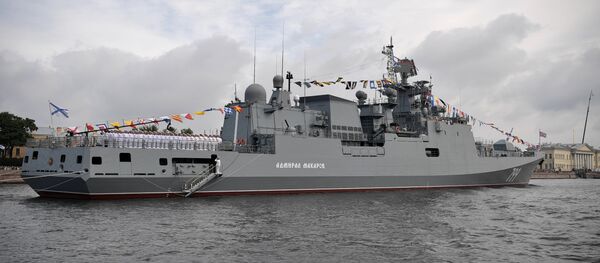 俄“马卡罗夫海军上将”号护卫舰访问塞浦路斯港口 - 俄罗斯卫星通讯社